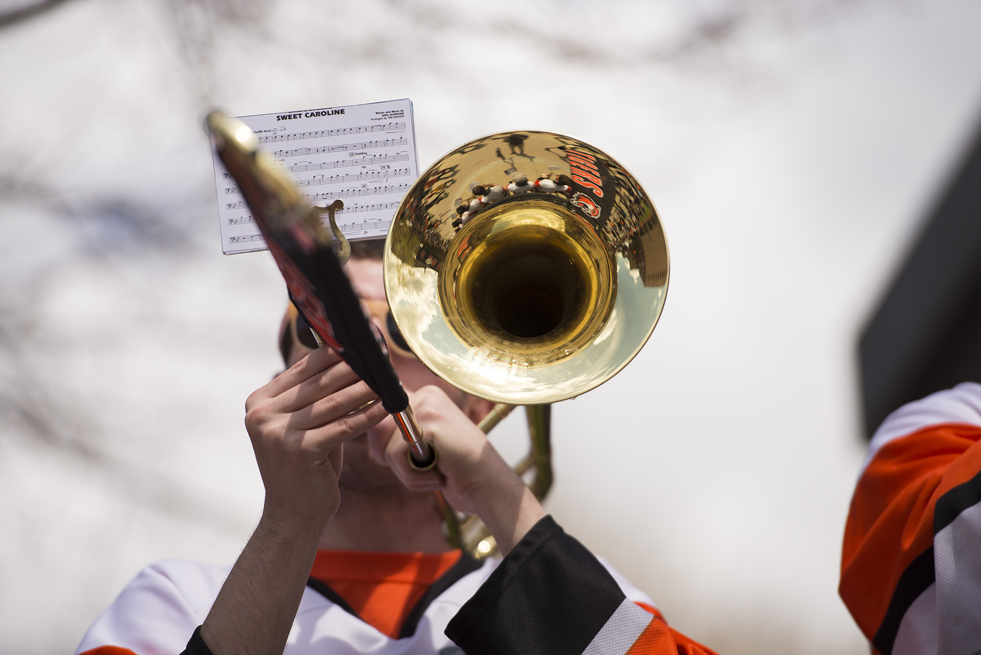 The RIT Rec Band Plays a collections of songs during Imagine RIT: Innovation and Creativity Festival on the Rochester Institute of Technology campus in Henrietta, N.Y., May 7, 2016. (Photo by Daniel Vasta) #imaginerit #ritpj