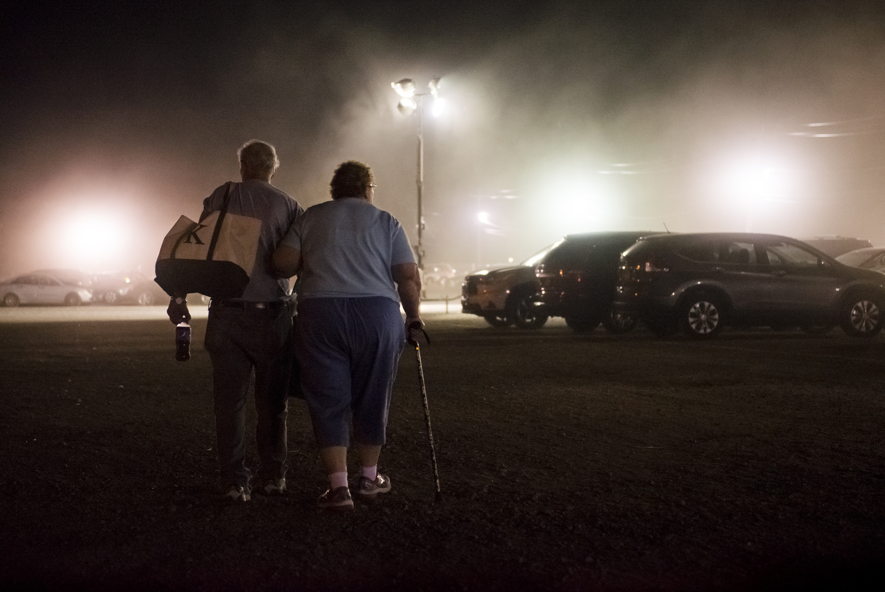 Paul and Susan Kucera, both 75, of Binghamton, N.Y. walk back to their car after spending the day together at the Great New York State Fair, on the New York State Fairgrounds, in Syracuse, N.Y. on Aug. 29, 2016. ÒWe try to come every year" said Mrs. Kucera, "We have been coming since the fair [re]opened after World War TwoÓ. The fair grounds were used as a military base until the war ended, and the fair reopened in 1948. The Great New York State Fair is the largest annual event in New York State, this year attracting just over one million visitors during its 12 days running.